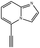 5-エチンイルイミダゾ[1,2-A]ピリジン 化学構造式