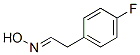 Benzeneacetaldehyde, 4-fluoro-, oxime (9CI) Structure