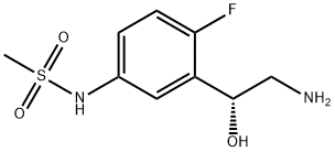 N-[3-(2-AMINO-1-HYDROXYETHYL)-4-FLUOROPHENYL]METHANESULFONAMIDE Structure