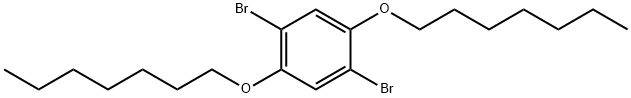 1,4-DIBROMO-2,5-DI(HEPTYLOXY)BENZENE Struktur