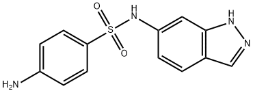 6-SULFANILAMIDOINDAZOLE Structure