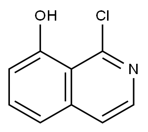 1-クロロイソキノリン-8-オール 化学構造式