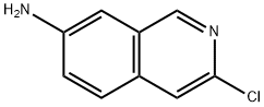 7-アミノ-3-クロロイソキノリン 化学構造式