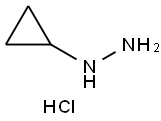 1-cyclopropylhydrazine dihydrochloride Structure