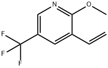 5-(trifluoroMethyl)-2-Methoxy-3-vinylpyridine 化学構造式