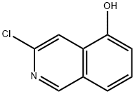 3-クロロイソキノリン-5-オール 化学構造式