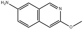 3-甲氧基异喹啉-7-胺 结构式