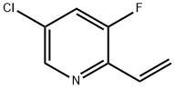 5-chloro-3-fluoro-2-vinylpyridine Struktur