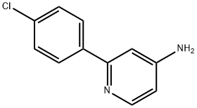 2-(4-氯苯基)吡啶-4-胺 结构式