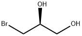 (R)-3-ブロモ-1,2-プロパンジオール 化学構造式