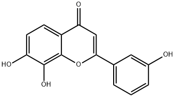 7,8,3'-三羟基黄酮 结构式