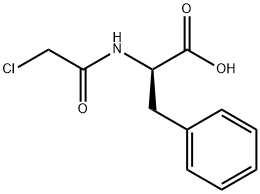 N-クロロアセチル-D-フェニルアラニン 化学構造式