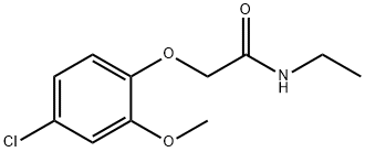 AcetaMide, 2-(4-chloro-2-Methoxyphenoxy)-N-ethyl-,1375064-82-6,结构式
