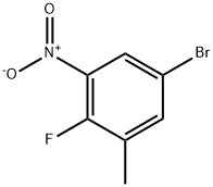 5-BroMo-2-fluoro-3-nitrotoluene 结构式