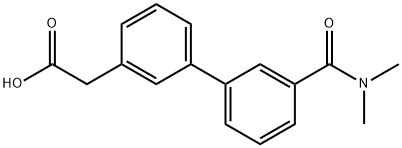 3-CarboxyMethyl-3'-(diMethylaMinocarbonyl)biphenyl|3-羧甲基-3'-(二甲氨基羰基)联苯
