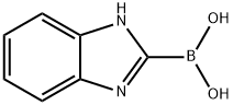 ベンズイミダゾール-2-ボロン酸 化学構造式