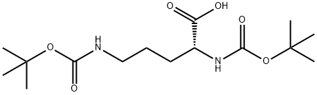 N,N'-双-BOC-D-鸟氨酸,137524-82-4,结构式