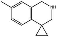 7'-Methyl-2',3'-dihydro-1'H-spiro[cyclopropane-1,4'-isoquinoline] Structure