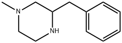 3-ベンジル-1-メチルピペラジン 化学構造式