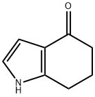 1,5,6,7-テトラヒドロ-4H-インドール-4-オン 化学構造式