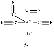 PLATINUM BARIUM CYANIDE Structure