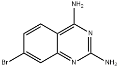 7-BROMO-2,4-DIAMINOQUINAZOLINE Structure