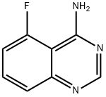 5-フルオロキナゾリン-4-アミン 化学構造式
