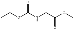N-(エトキシカルボニル)グリシンメチル 化学構造式