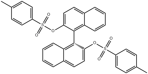 (-)-ジ-P-トルエンスルホン酸(R)-1,1′-ビ-2-ナフチル 化学構造式