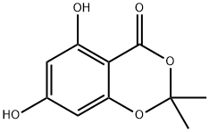 5 7-DIHYDROXY-2 2-DIMETHYL-4H-1 3-BENZO& Struktur