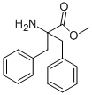 Methyl 2-amino-2-benzyl-3-phenylpropanoate Struktur