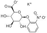 邻硝基苯基 BETA-D-葡萄糖醛酸苷,137629-36-8,结构式