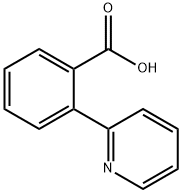 2-(吡啶-2-基)苯甲酸, 13764-20-0, 结构式