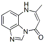 Imidazo[1,5,4-ef][1,5]benzodiazepin-4(7H)-one, 6-methyl- (9CI) Struktur