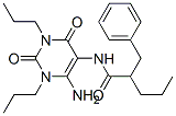 Benzenepropanamide,  N-(6-amino-1,2,3,4-tetrahydro-2,4-dioxo-1,3-dipropyl-5-pyrimidinyl)--alpha--propyl- 结构式
