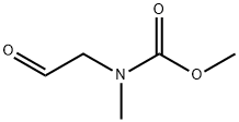 Carbamic acid, methyl(2-oxoethyl)-, methyl ester (9CI) Structure