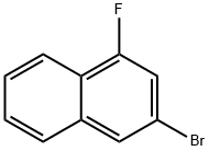 3-Bromo-1-fluoronaphthalene Struktur