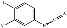 3-氯-4-氟苯基异硫氰酸酯, 137724-66-4, 结构式