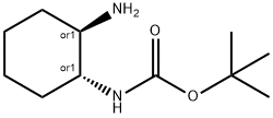 1-N-BOC-1,2-TRANS-CYCLOHEXYLDIAMINE Struktur