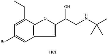 5-Bromobufuralol Hydrochloride Structure