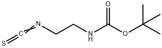 N-(2-异硫氰酰基乙基)氨基甲酸叔丁酯 结构式