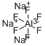 Trisodium hexafluoroaluminate Structure