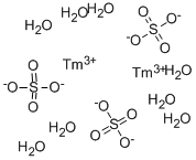 Thulium sulfate octahydrate Struktur