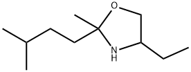 4-ETHYL-2-METHYL-2-(3-METHYLBUTYL)OXAZOLIDINE Structure