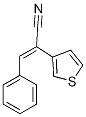 (E)-3-phenyl-2-(3-thienyl)acrylonitrile Structure