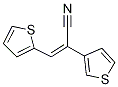 (Z)-3-(thiophen-2-yl)-2-(thiophen-3-yl)acrylonitrile Structure