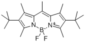 [[(4-tert-ブチル-3,5-ジメチル-1H-ピロール-2-イル)(4-tert-ブチル-3,5-ジメチル-2H-ピロール-2-イリデン)メチル]メタン](ジフルオロボラン) 化学構造式