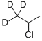 2-クロロプロパン-1,1,1-D3 化学構造式