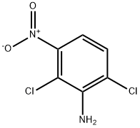 2,6-ジクロロ-3-ニトロアニリン 化学構造式