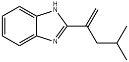 Benzimidazole, 2-(1-isobutylvinyl)- (8CI) Structure